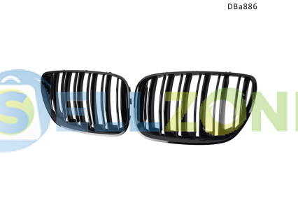 Διπλές M γρίλιες νεφρά για BMW X5 E53 Facelift 2004-2006 - DBa886